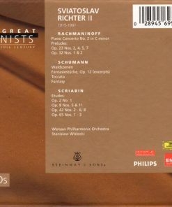 Alternative view of Sviatoslav Richter - Sergei Vasilyevich Rachmaninoff, Robert Schumann, Alexander Scriabin - Sviatoslav Richter III (2xCD, Comp, Dig) (Near Mint (NM or M-))