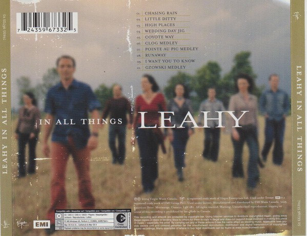 Leahy - In All Things (CD, Album, Copy Prot.) (Mint (M)) - Image 2