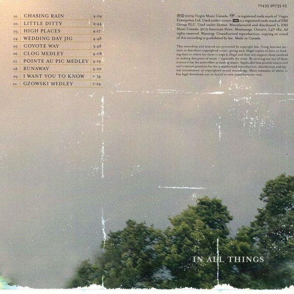Leahy - In All Things (CD, Album, Copy Prot.) (Mint (M)) - Image 5