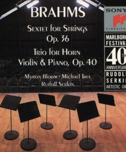 Johannes Brahms / Myron Bloom • Michael Tree, Rudolf Serkin - Sextet For Strings Op. 36 • Trio For Horn, Violin & Piano, Op. 40 (CD, Comp, RE) (Mint (M))