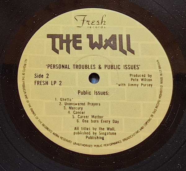 The Wall - Personal Troubles & Public Issues (LP, Album) (Near Mint (NM or M-)) - Image 5