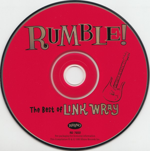 Link Wray - Rumble! The Best Of Link Wray (CD, Comp, RM) (Mint (M)) - Image 3