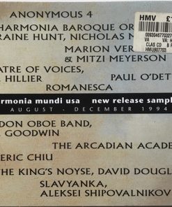 Various - Harmonia Mundi USA - New Release Sampler (August - December 1994) (CD, Album, Comp) (Mint (M))