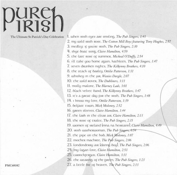 Various - Pure Irish - The Ultimate St-Patrick's Day Celebration (CD, Comp) (Near Mint (NM or M-)) - Image 3