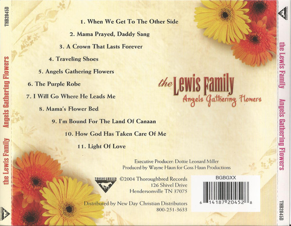 The Lewis Family - Angels Gathering Flowers (CD, Album) (Mint (M)) - Image 2