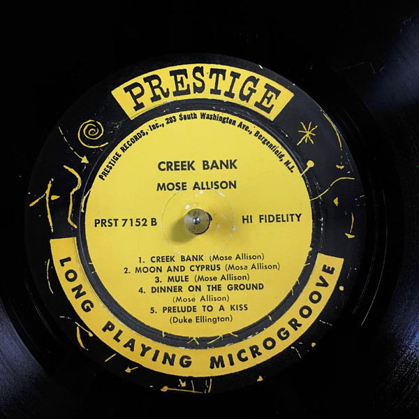 Mose Allison - Creek Bank (LP, Album) (Very Good (VG)) - Image 4