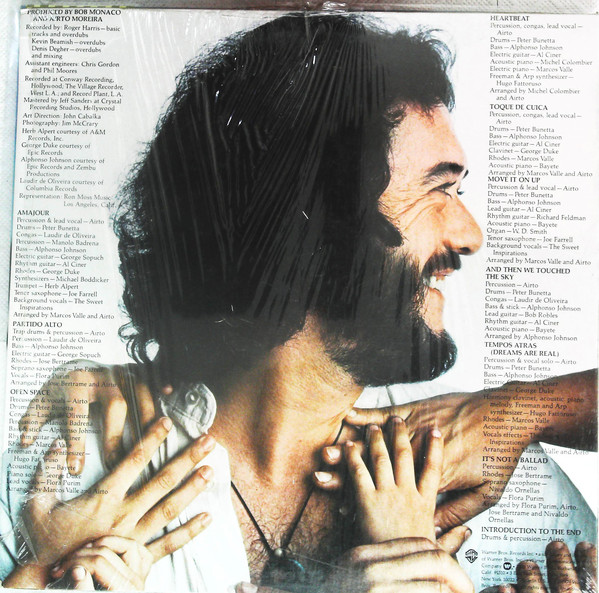 Airto Moreira - Touching You...Touching Me (LP) (Very Good Plus (VG+)) - Image 2