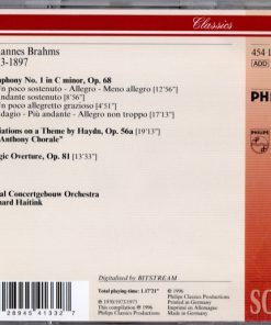 Alternative view of Johannes Brahms - Symphony Nr. 1 - Haydn Variations - Tragic Overture (CD, Comp) (Mint (M))