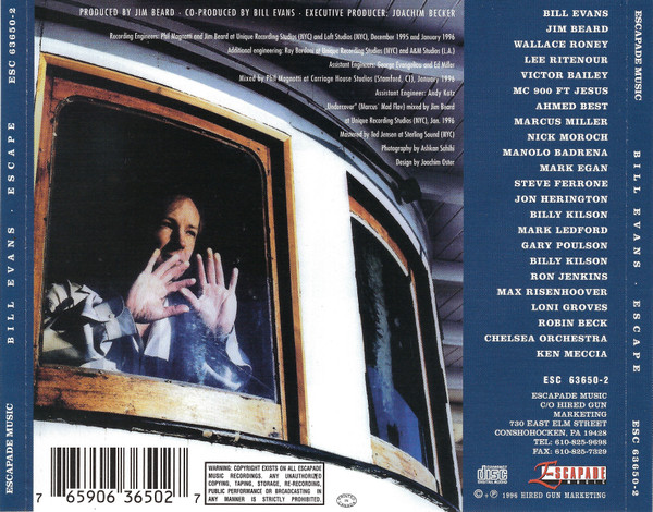 Bill Evans (3) - Escape (CD, Album) (Mint (M)) - Image 2