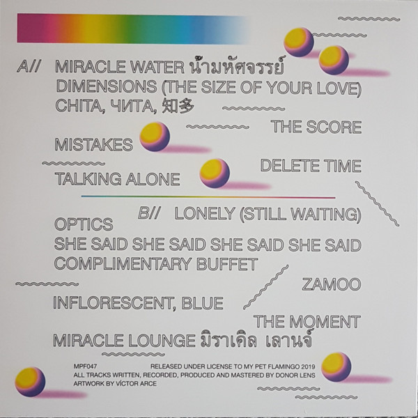 Donor Lens - Miracle Lounge มิราเคิล เลานจ์ (LP, Album, Ltd, Whi) (Near Mint (NM or M-)) - Image 2