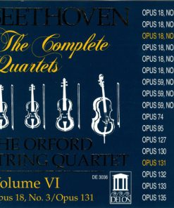 Ludwig van Beethoven, Orford String Quartet - The Complete Quartets, Volume VI: Opus 18, No. 3 / Opus 131 (CD, Album) (Mint (M))