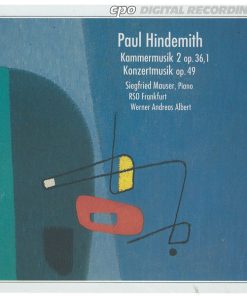 Paul Hindemith, Siegfried Mauser - Kammermusik 2 Op.36,1 / Konzertmusik Op. 49 (CD, Album) (Mint (M))