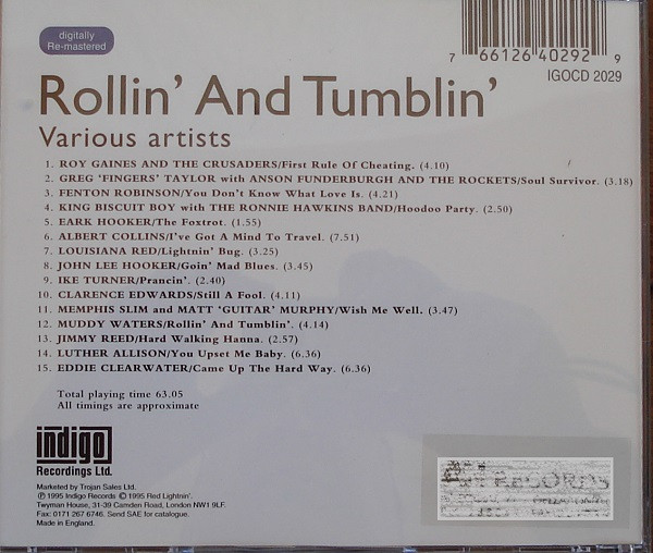 Various - Rollin' And Tumblin' (CD, Comp) (Near Mint (NM or M-)) - Image 4