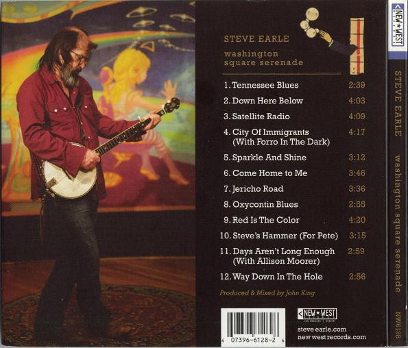 Steve Earle - Washington Square Serenade (CD, Album, Dig) (Near Mint (NM or M-)) - Image 3