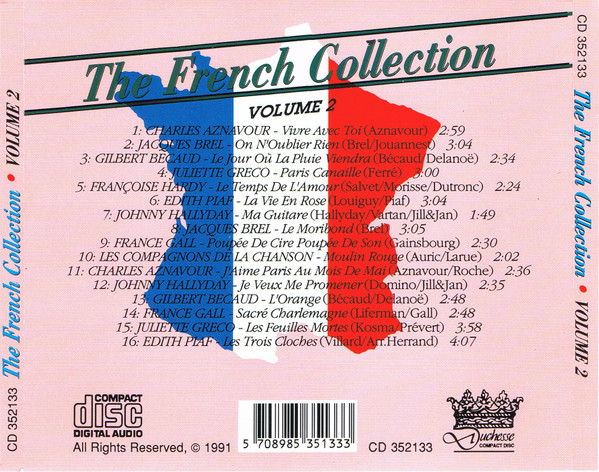 Various - The French Collection - Volume 2 (CD, Comp) (Near Mint (NM or M-)) - Image 2