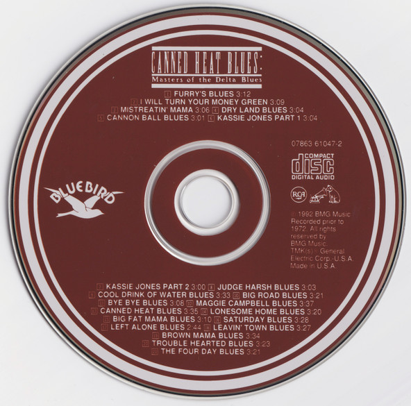 Various - Canned Heat Blues: Masters Of The Delta Blues (CD, Comp) (Near Mint (NM or M-)) - Image 3