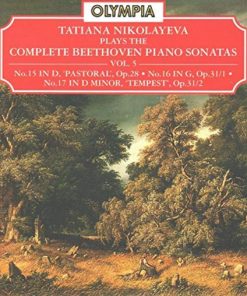 Tatiana Nikolayeva - Complete Beethoven Piano Sonatas Vol. 5 (CD) (Mint (M))