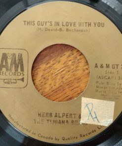 Herb Alpert & The Tijuana Brass - This Guy's In Love With You/Cabaret (7", Single, Gol) (Near Mint (NM or M-))