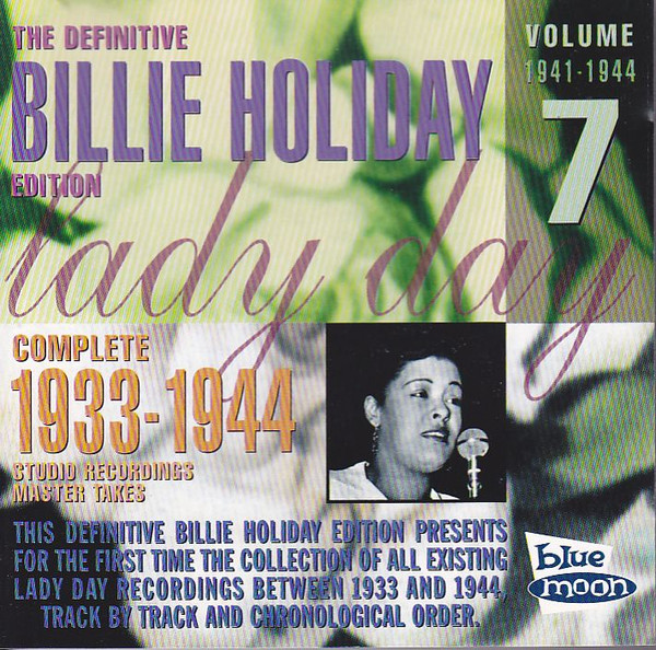 Billie Holiday - Complete 1933-1944 / Masters / Vol. 7 1941-1944 (CD, Album, Comp) (Near Mint (NM or M-))