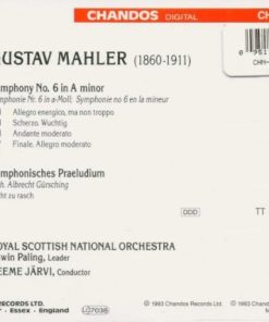 Alternative view of Gustav Mahler - Royal Scottish National Orchestra, Neeme Järvi - Symphony No. 6; Symphonisches Praeludium (CD, Album) (Mint (M))