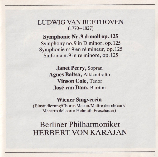Ludwig Van Beethoven - Herbert Von Karajan - Berliner Philharmoniker - Symphonie No. 9 (CD, Album, RP, PDO) (Near Mint (NM or M-)) - Image 5