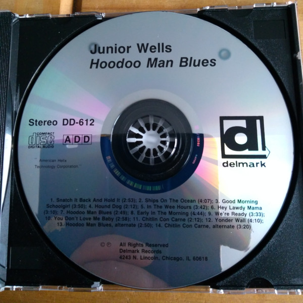 Junior Wells' Chicago Blues Band With Buddy Guy - Hoodoo Man Blues (CD, Album, RE) (Near Mint (NM or M-)) - Image 4