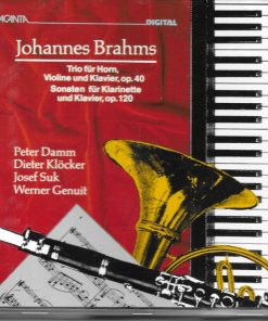 Johannes Brahms, Peter Damm, Dieter Klöcker, Josef Suk, Werner Genuit - Johannes Brahms - Trio For Horn, Violine Und Klavier; Sonaten Fur Klarinette Und Klavier (CD) (Mint (M))