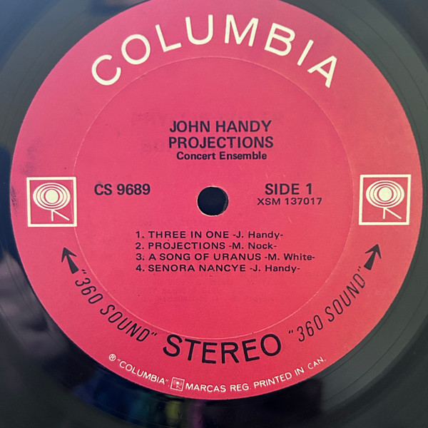 John Handy Concert Ensemble - Projections (LP, Album) (Near Mint (NM or M-)) - Image 3