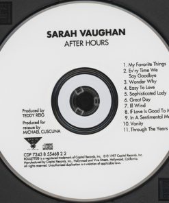Sarah Vaughan - After Hours (CD, Album, RE) (Mint (M)) - Image 3