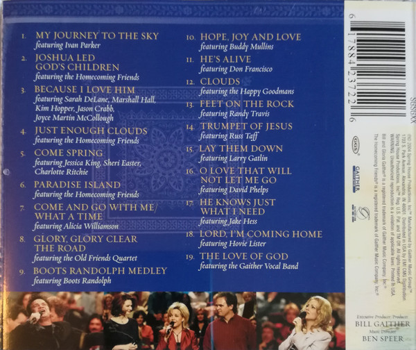 Bill & Gloria Gaither With Their Homecoming Friends - Journey To The Sky (CD, Album) (Mint (M)) - Image 2