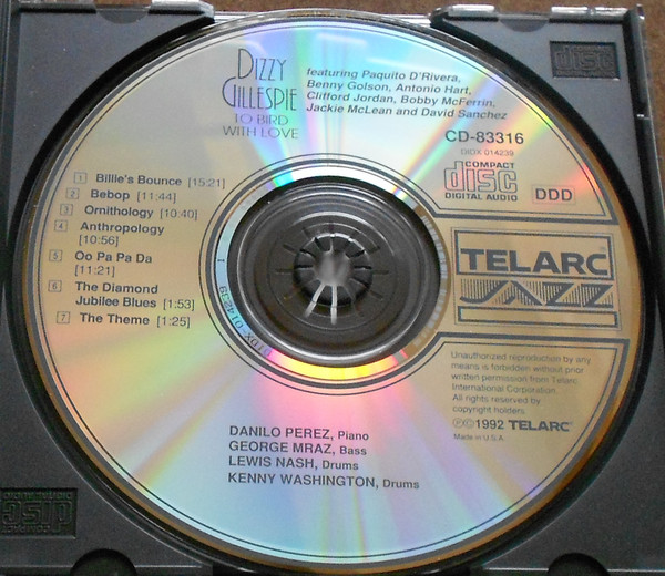 Dizzy Gillespie - To Bird With Love (CD, Album) (Near Mint (NM or M-)) - Image 5