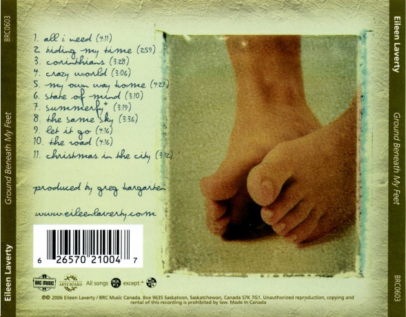 Eileen Laverty - Ground Beneath My Feet (CD, Album) (Near Mint (NM or M-)) - Image 3