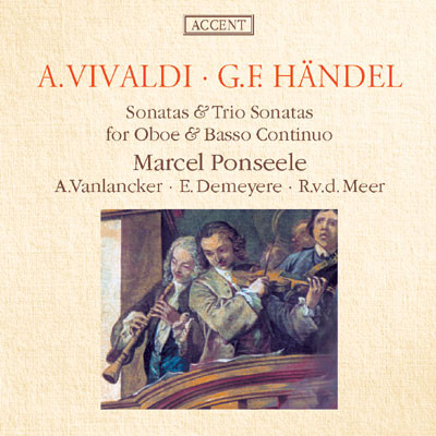 Marcel Ponseele, Ann Vanlancker, Ewald Demeyere, Richte Van der Meer - Sonatas & Trio Sonatas for Oboe & Basso Continuo (CD) (Mint (M))