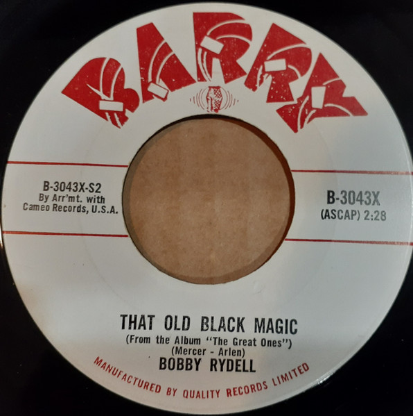 Bobby Rydell - Don't Be Afraid (To Fall In Love) (7", Single) (Near Mint (NM or M-)) - Image 2