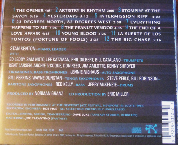 Stan Kenton And His Orchestra - Stompin' At Newport (CD, Album) (Near Mint (NM or M-)) - Image 3