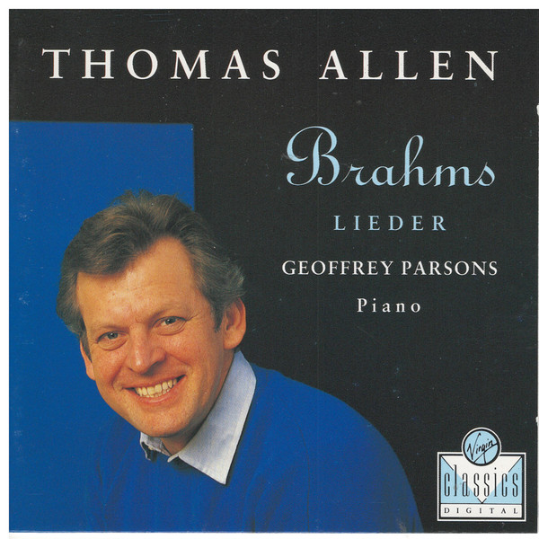 Johannes Brahms, Thomas Allen, Geoffrey Parsons (2) - Lieder (CD) (Mint (M))