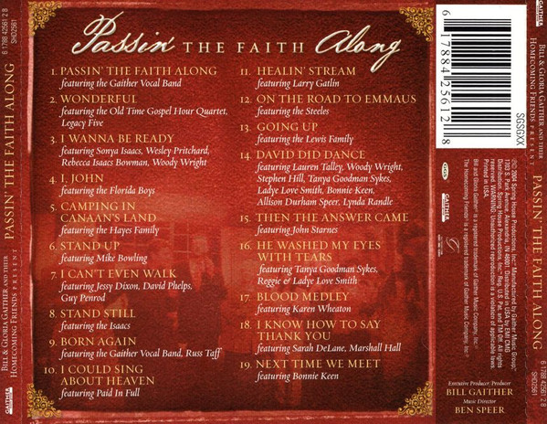 Bill & Gloria Gaither With Their Homecoming Friends - Passin’ The Faith Along (CD, Album) (Mint (M)) - Image 2