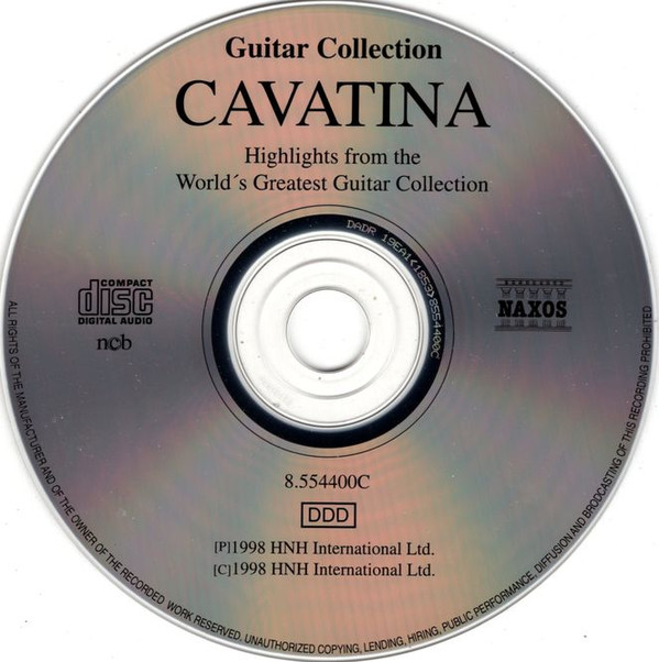Various - Cavatina - Highlights From The World's Greatest Guitar Collection (CD, Comp) (Near Mint (NM or M-)) - Image 3