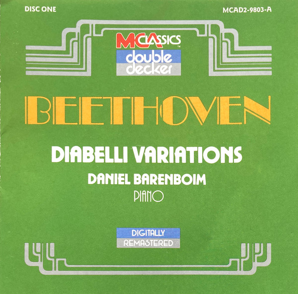 Ludwig van Beethoven, Daniel Barenboim - Diabelli Variations (CD, Album) (Near Mint (NM or M-))