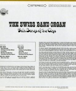 Alternative view of The Swiss Band Organ - Folk Songs Of The Alps (LP, Ora) (Mint (M))