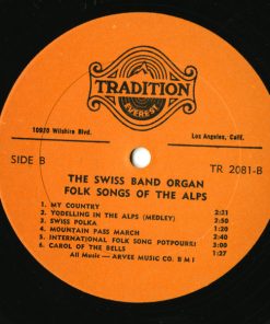 The Swiss Band Organ - Folk Songs Of The Alps (LP, Ora) (Mint (M)) - Image 4