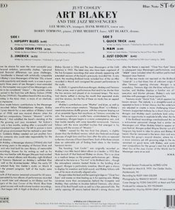 Alternative view of Art Blakey & The Jazz Messengers - Just Coolin' (LP, Album) (Near Mint (NM or M-))