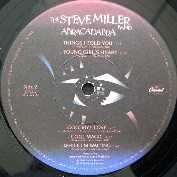 Steve Miller Band - Abracadabra (LP, Album) (Mint (M)) - Image 4