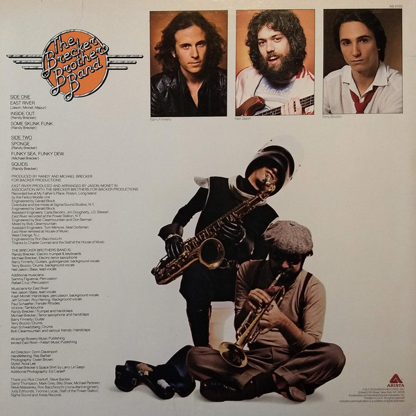 The Brecker Brothers - Heavy Metal Be-Bop (LP, Album, Pit) (Near Mint (NM or M-)) - Image 2