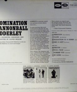 Alternative view of Cannonball Adderley - Domination (LP, Album, Mono) (Very Good Plus (VG+))