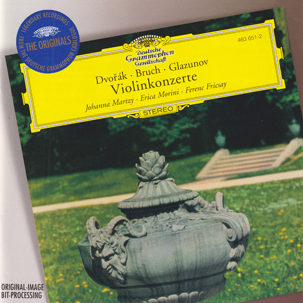 Antonín Dvořák • Max Bruch • Alexander Glazunov, Johanna Martzy • Erica Morini • Ferenc Fricsay - Violinkonzerte (CD, Comp, Mono) (Near Mint (NM or M-))