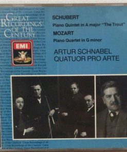 Franz Schubert, Wolfgang Amadeus Mozart, Artur Schnabel, Pro Arte Quartet - Piano Quintet In A Major (The Trout) / Piano Quartet In G Minor (CD, Comp, Mono, RM) (Near Mint (NM or M-))