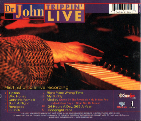 Dr. John - Trippin' Live (CD, Album) (Near Mint (NM or M-)) - Image 2