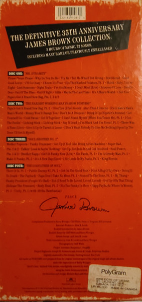 James Brown - Star Time (Box + 4xCD, Comp, RM) (Near Mint (NM or M-)) - Image 2