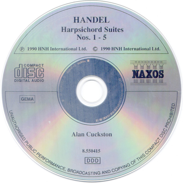 Georg Friedrich Händel - Harpsichord Suites Nos. 1 - 8 (2xCD, Comp) (Near Mint (NM or M-)) - Image 3